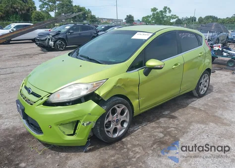 2013 Ford Fiesta Titanium from USA, damaged, VIN 3FADP4FJ5DM118042